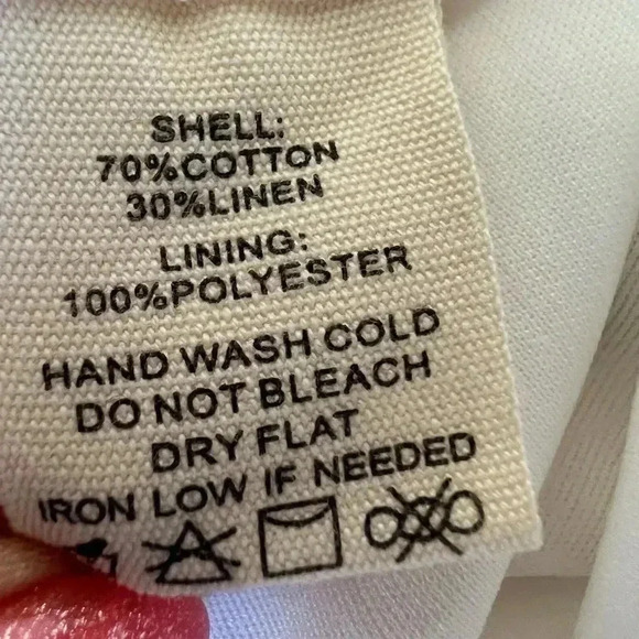 Bisouxx striped high - Low sleeveless wrap dress Sz Large - Picture 12 of 16